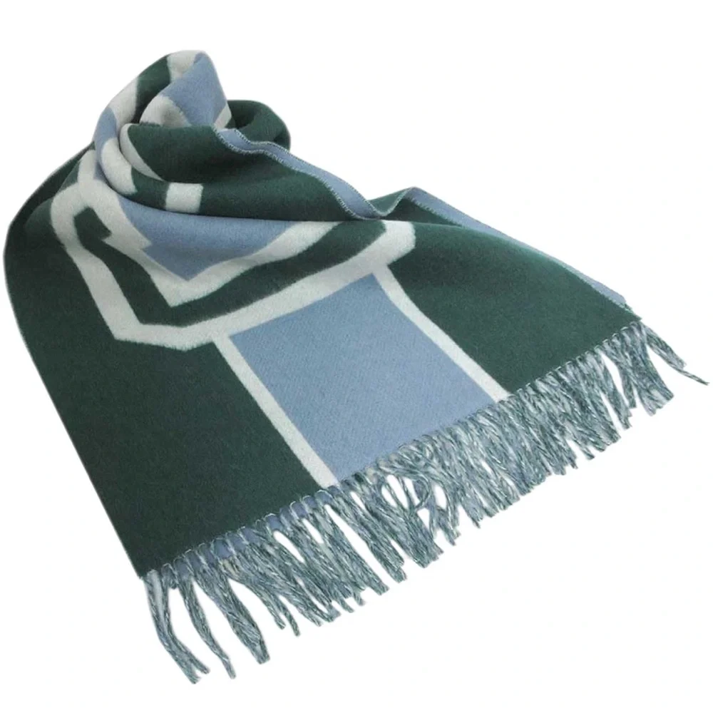 Coach Reversible Colorblock Varsity Print Oversized Muffler/ Scarf NWT